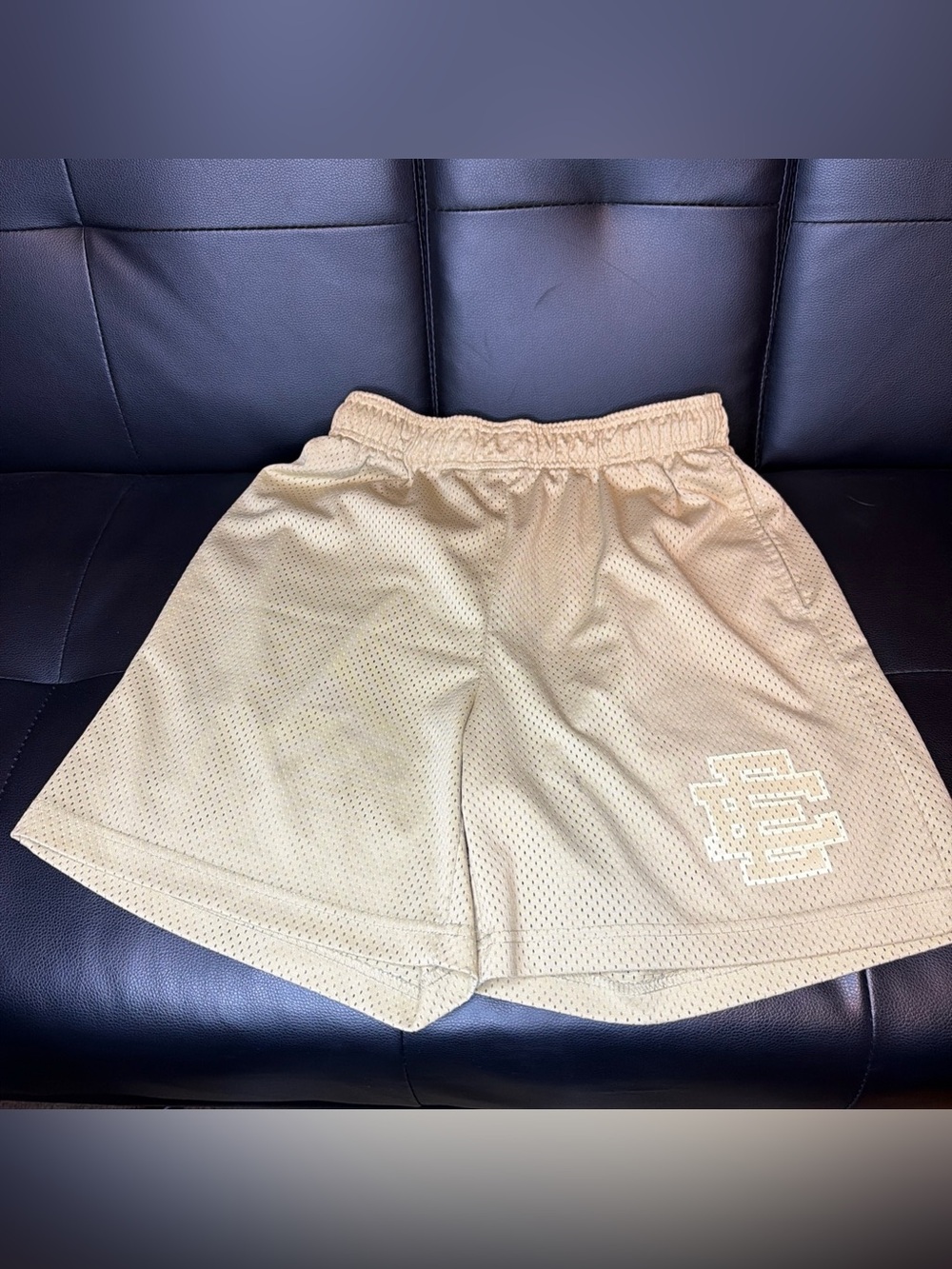 Men’s EE Eric Emanuel Beige Shorts Size L